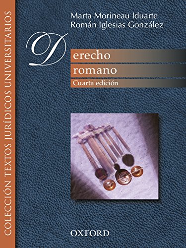 DERECHO ROMANO MARTA MORINEAU IDUARTE Y ROMAN IGLESIAS GONZALEZ book cover image