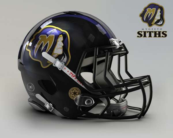 Baltimore Ravens mygeeto siths nfl team helmet img