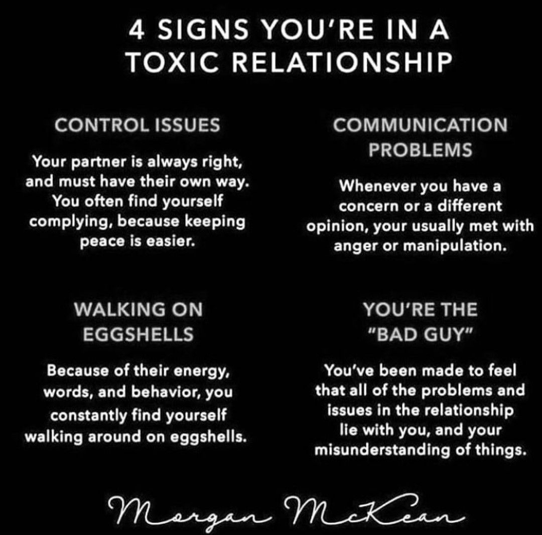healthy relationship quiz - 4 signs in a toxic relationship image