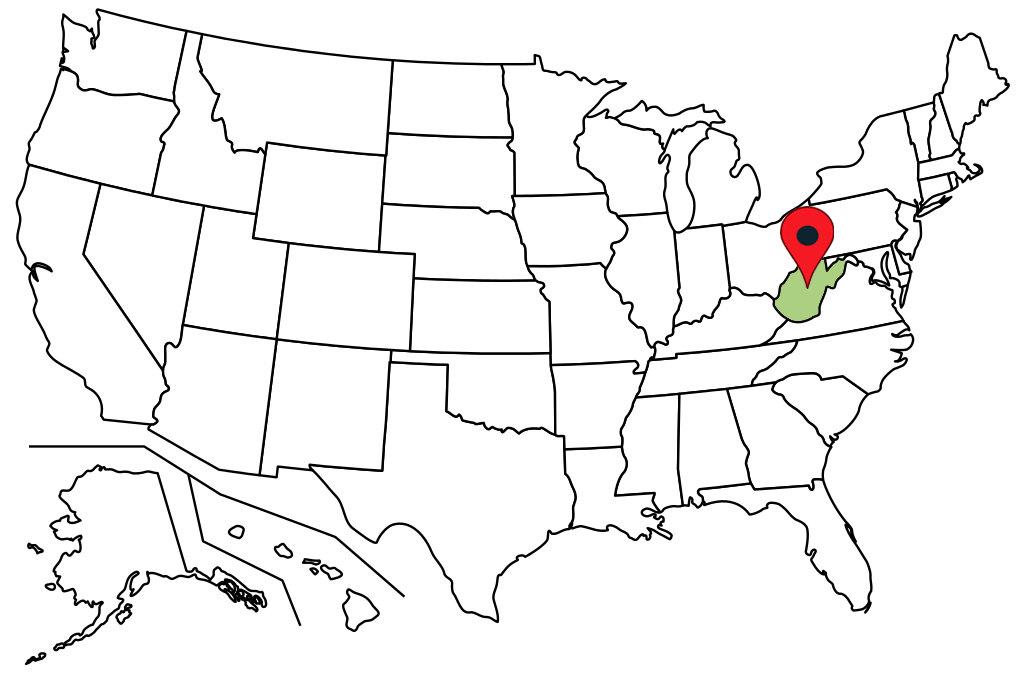 west-virginia-blank-map