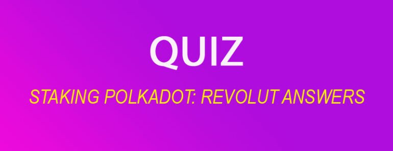 Staking Polkadot: Revolut Answers 1 image