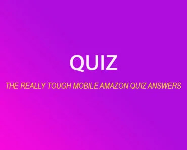 The Really Tough Mobile Amazon Quiz Answers Today 4 image