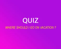 Where Should I Go on Vacation Quiz - 10 Questions with Answers 1 image