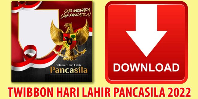 link download twibbon hari lahir pancasila 2022 png jpg gambar 1