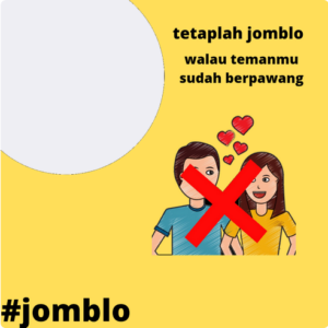 twibbon jomblo happy 3 png jpg gambar 15