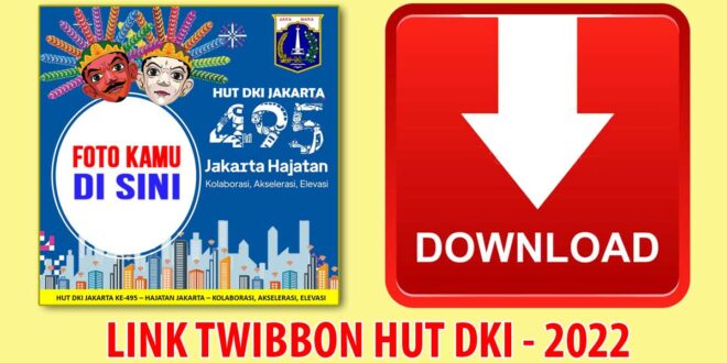 link-twibbon-hut-dki-2022 image