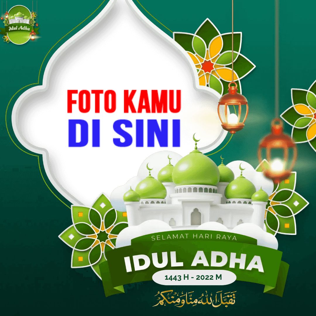 twibbon ucapan selamat Hari Raya Idul Adha 1443 H 2022 design 1 img