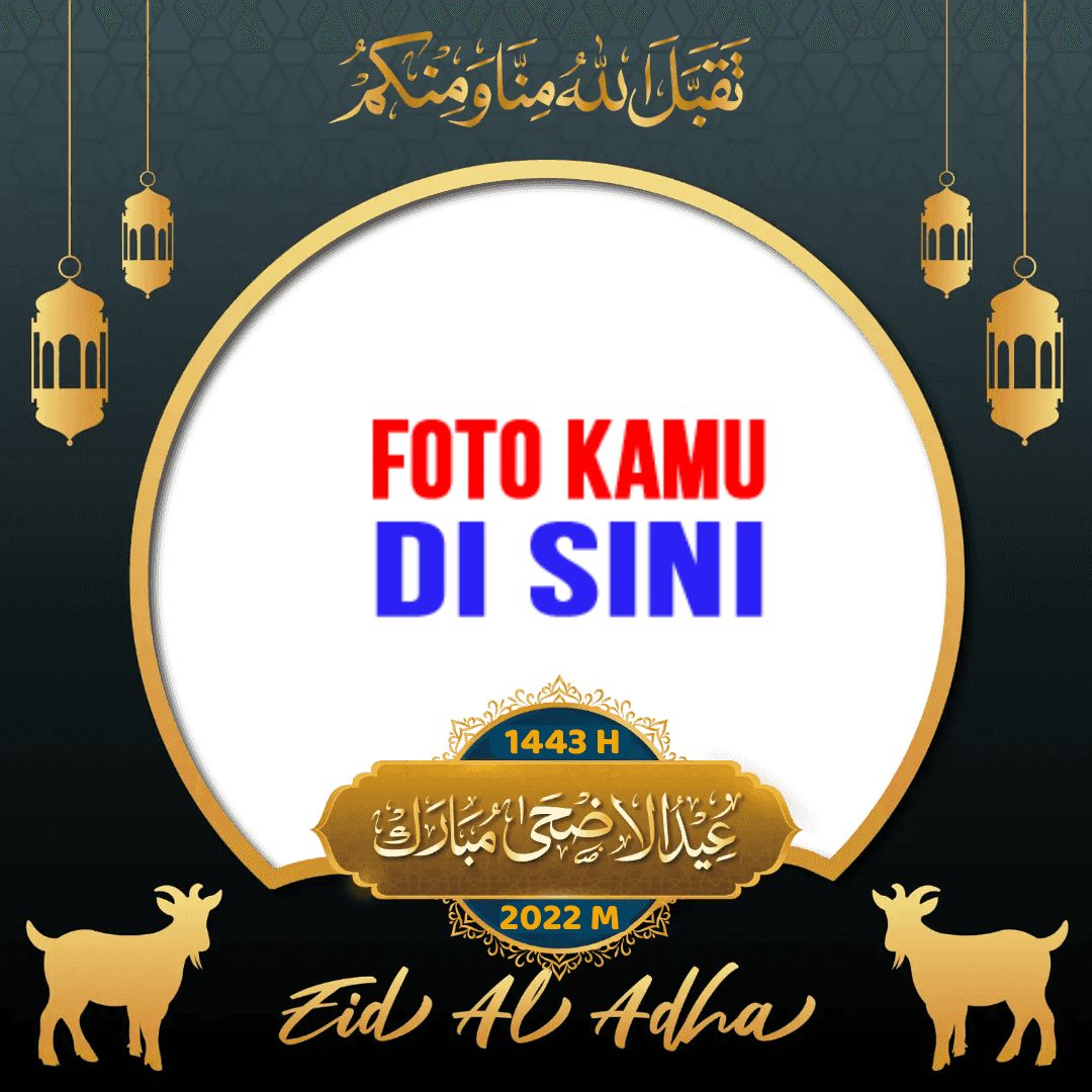 twibbon ucapan selamat Hari Raya Idul Adha 1443 H 2022 design 15 img