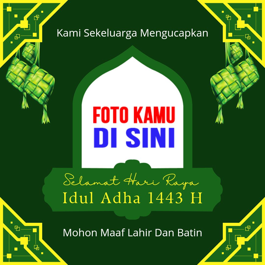 twibbon ucapan selamat Hari Raya Idul Adha 1443 H 2022 design 5 img